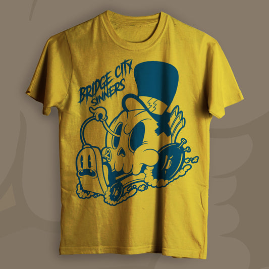 Bridge City Sinners - "Wild Ride" Yellow Shirt